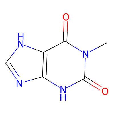 Chemical structure of Theophylline Impurity IH A