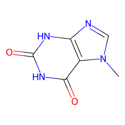 Chemical structure of Theophylline Impurity IH B