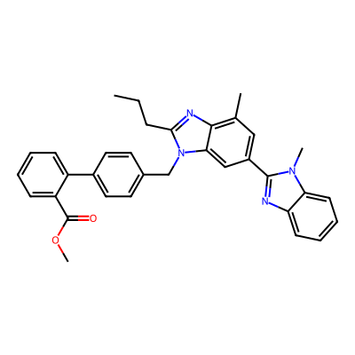Chemical structure of Telmisartan Methyl Ester