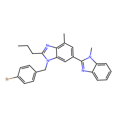 Chemical structure of Telmisartan Impurity 1