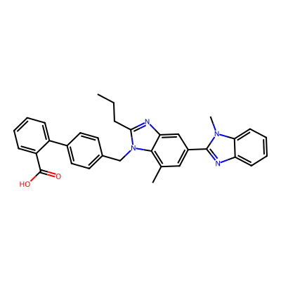 Chemical structure of Telmisartan Related Compound B