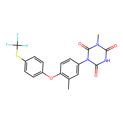 Chemical structure of Toltrazuril API