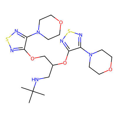 Chemical structure of Timolol Related compound C