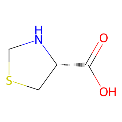 Chemical structure of Timonacic acid