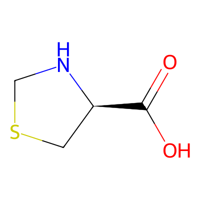 Chemical structure of Timonacic acid Isomer