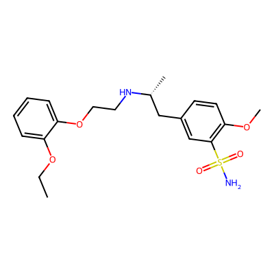 Chemical structure of Tamsulosin