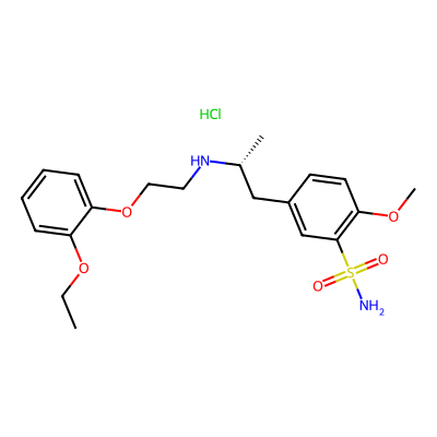 Chemical structure of Tamsulosin