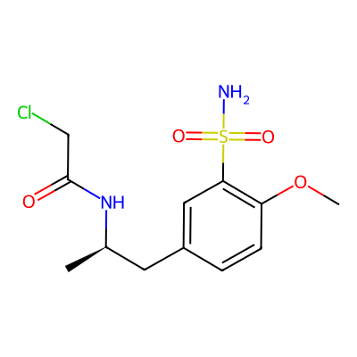 Chemical structure of Tamsulosin Sulphonamide
