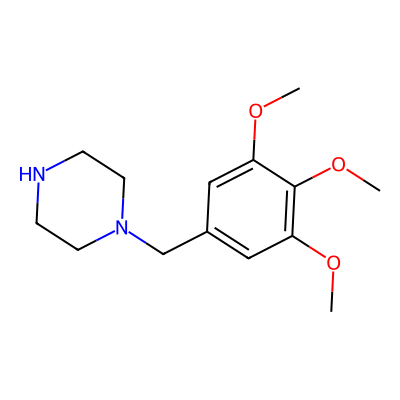 Chemical structure of Trimetazidine EP Impurity A