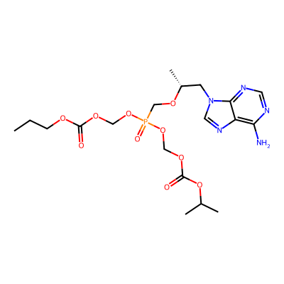 Chemical structure of Tenofovir Disoproxil Impurity H