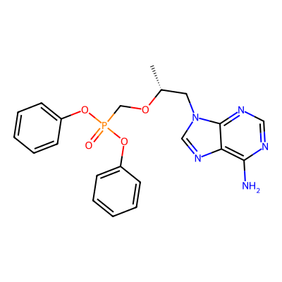 Chemical structure of Bisphenyl PMPA