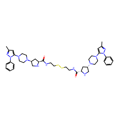 Chemical structure of Teneligliptin Impurity D