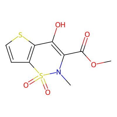 Chemical structure of Tenoxicam EP Impurity B