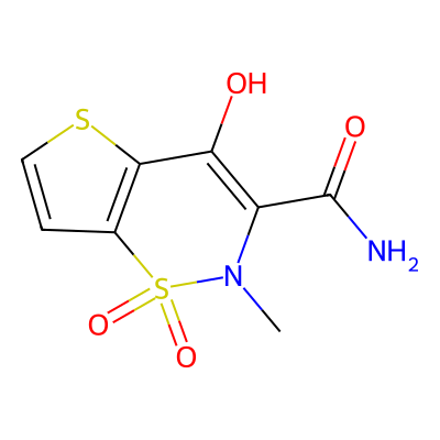 Chemical structure of Tenoxicam EP Impurity G