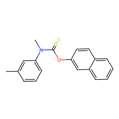 Chemical structure of Tolnaftate