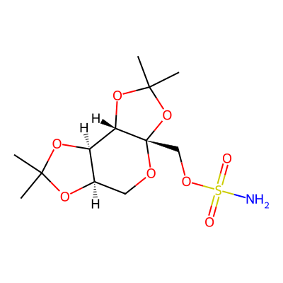 Chemical structure of Topiramate