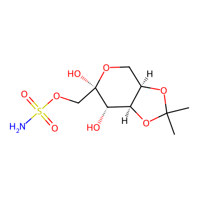 Chemical structure of Topiramate Impurity B