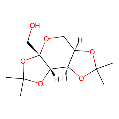 Chemical structure of Topiramate Impurity A