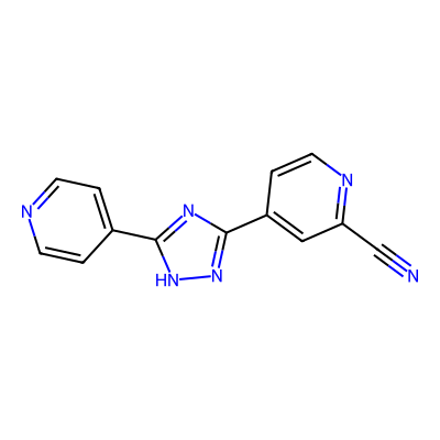 Chemical structure of Topiroxostat