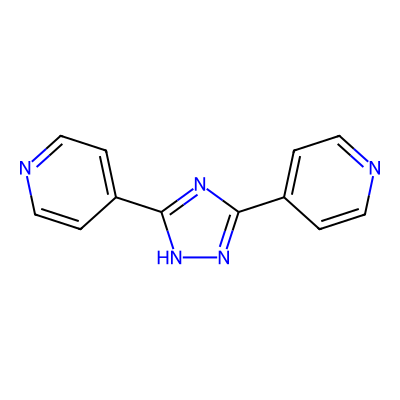 Chemical structure of Topiroxostat Dipyridine