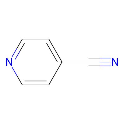 Chemical structure of Topiroxostat Isonicotinonitrile