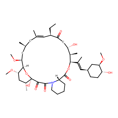 Chemical structure of Tacrolimus Related Compound A