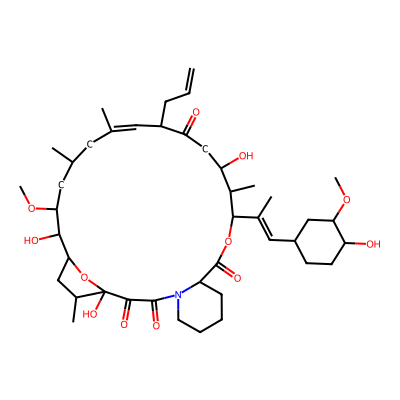 Chemical structure of Desmethyl Tacrolimus