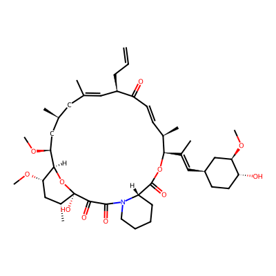 Chemical structure of Tacrolimus Diene