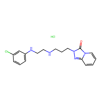 Chemical structure of Trazodone Impurity