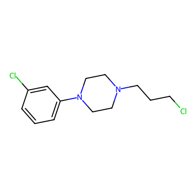 Chemical structure of Trazodone USP Related Compound F (HCl)
