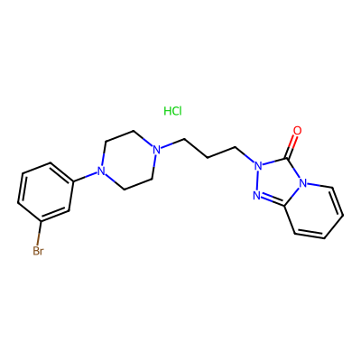 Chemical structure of Trazodone Related Compound D