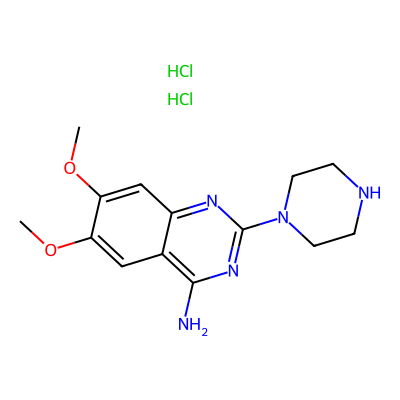 Chemical structure of Terazosin Related Compound A Dihydrochloride