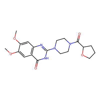 Chemical structure of Terazosin Related Compound B