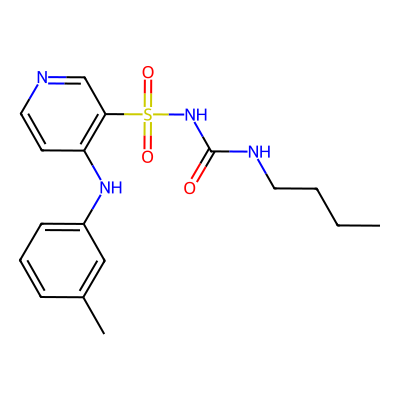 Chemical structure of Torsemide Impurity B