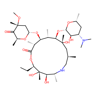 Chemical structure of Tulathromycin Impurity 1