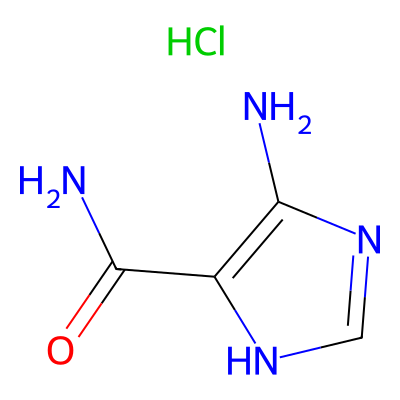 Chemical structure of Temozolomide Impurity A (Hydrochloride Salt)