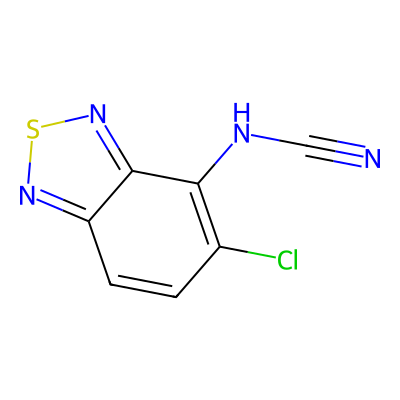 Chemical structure of Tizanidine HCL EP Impurity G