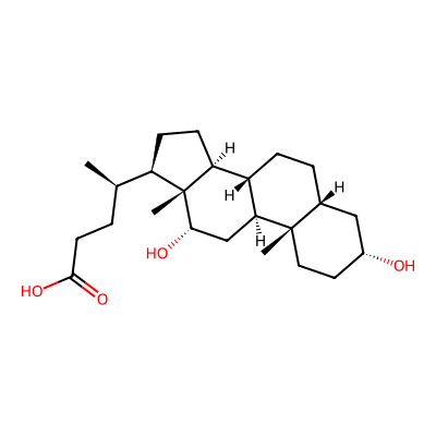 Chemical structure of Ursodeoxycholic Acid EP Impurity E