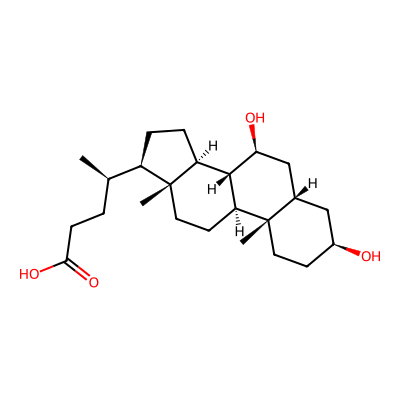 Chemical structure of Ursodeoxycholic Acid Impurity H