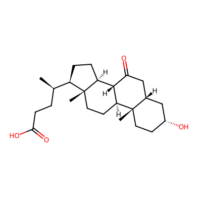 Chemical structure of Ursodeoxycholic Acid Impurity F