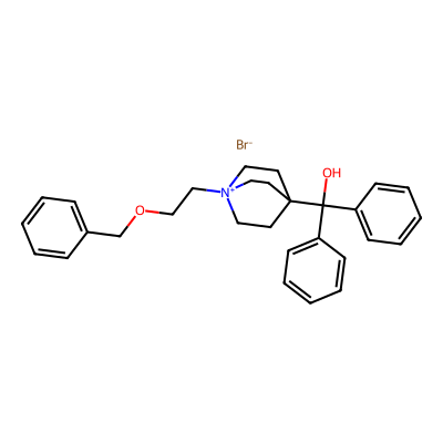 Chemical structure of Umeclidinium Bromide