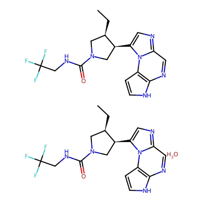 Chemical structure of Upadacitinib Hemihydrate