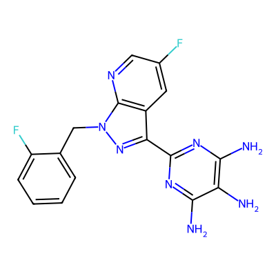 Chemical structure of Vericiguat Impurity 1