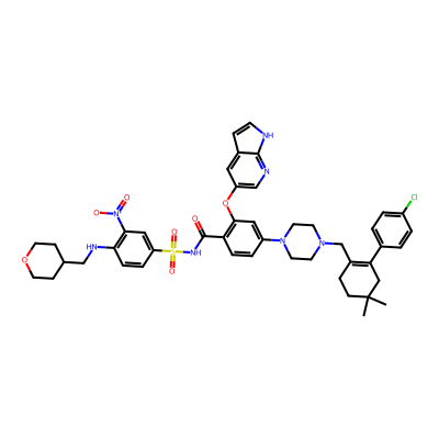 Chemical structure of Venetoclax