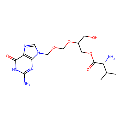 Chemical structure of Valganciclovir related compound G