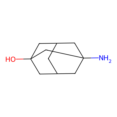 Chemical structure of Vildagliptin Amino Alcohol Impurity