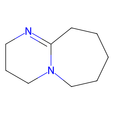 Chemical structure of Diazabicyclo[5,4,0]-1,8-undec-7-ene