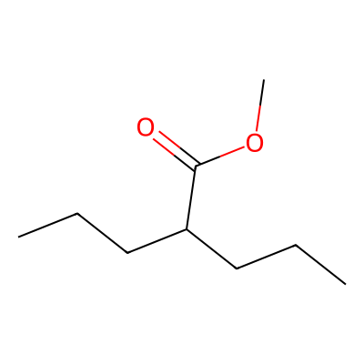 Chemical structure of Methyl Valproate