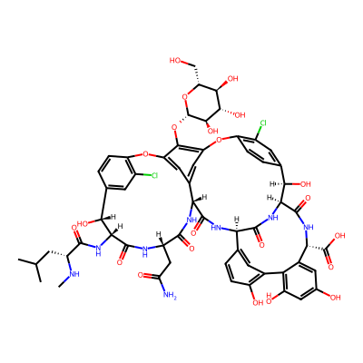 Chemical structure of Vancomycin EP Impurity D