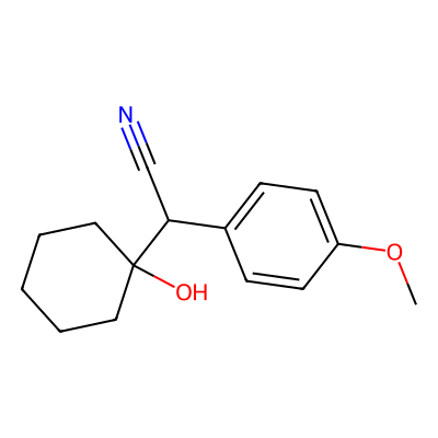 Chemical structure of Venlafaxine Cyano Impurity